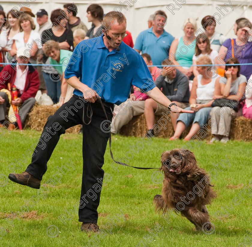 AWC 1406 
 Wanborough Country Show, August 2009, Richard Curtis' K9freestyle Dancing Dog Arena Display 
 Keywords: 2009, arena demonstration, arena display, august, canine freestyle, dog dancing, dog display, England, heelwork to music, k9freestyle, Lynch Field, Lynch Field, Wanborough, Wiltshire, England, UK, richard curtis, UK, wanborough country show, Wanborough, Wiltshire