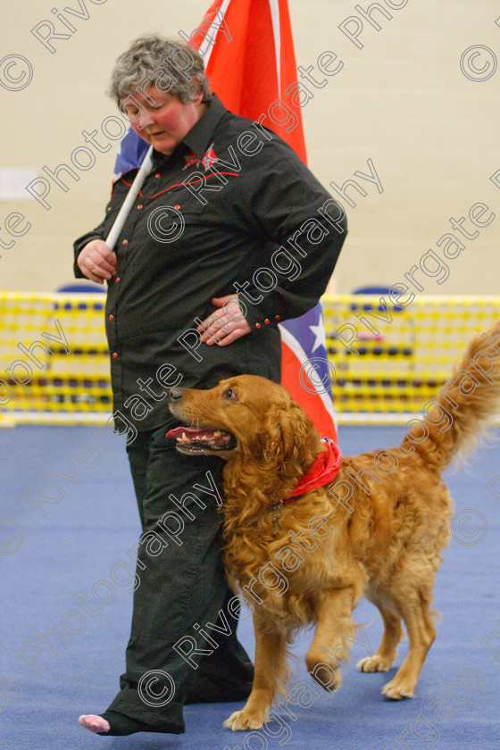 AWC 5765 
 Keywords: 2009, Barnard Castle, Bennett, Chris, County Durham, DL12 8DS, Jenakir Go For Gold, May, Northern Mutts N Music, Novice Heelwork to Music, Royal Canin, Strathmore Road, Teesdale Sports Centre, canine freestyle, competition, golden retriever, heelwork to music