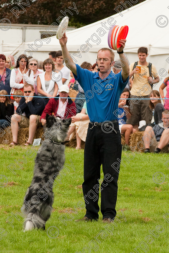 AWC 1492 
 Wanborough Country Show, August 2009, Richard Curtis' K9freestyle Dancing Dog Arena Display 
 Keywords: 2009, arena demonstration, arena display, august, canine freestyle, dog dancing, dog display, England, heelwork to music, k9freestyle, Lynch Field, Lynch Field, Wanborough, Wiltshire, England, UK, richard curtis, UK, wanborough country show, Wanborough, Wiltshire